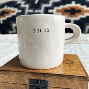 Rae Dunn by Magenta Mug – FOCUS – Motivational Coffee Cup